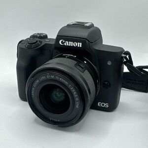 Canon Black Digital Camera with Lens
